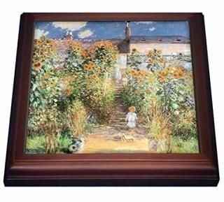 BLNɡͥ쥯??The Artists Garden at Vetheuil byɥ͡1880?? 8 by 8 ۥ磻 t