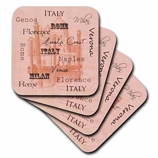 set-of-4-Ceramic - 3dRose LLC cst_123296_3 Ceramic Tile CoastersPlaces in Italy 