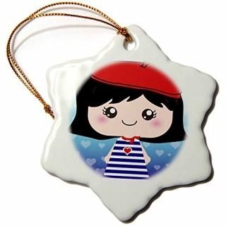 3dInspirationzStore squeables??Cute Kawaii Cartoon French Girl Doll in Tradit