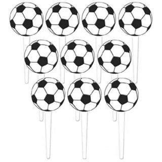 Soccer Ball Cupcake Picks - 36 pcs by Amscan 