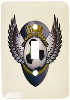 3dRose LLC lsp_158039_1 Italia Soccer Ball with Crest Team Football Italy Italia