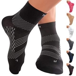 TechWare Pro Ankle Compression Socks - Plantar Fasciitis Sock & Foot Support