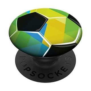 Soccer Ball Colorful Unique Stylish Cool Sports Lover Gifts PopSockets PopGrip S