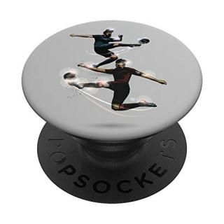 Soccer Player Kick Goal-Keeper Goalie Sports Lovers Gifts PopSockets Grip and St