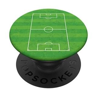 Soccer Field Layout Novelty Trendy Cool Sports Lover Gifts PopSockets Grip and S