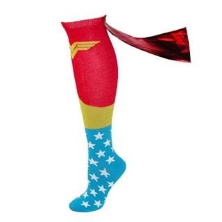 Dc Kh101wdco Wonder Woman Knee High Caped Socks