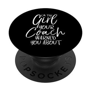 Funny Soccer Quote for Women Cute High School Soccer Girls PopSockets Grip and S