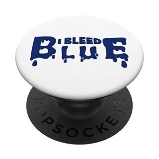 I Bleed Blue Cool PopSockets Grip and Stand for Phones and Tablets