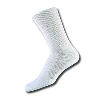 Thorlos Unisex WX Walking Thick Padded Crew Sock White Large