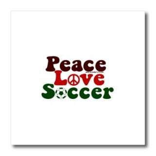 3dRose ht_16665_2 Peace Love åǮž ۥ磻Ǻࡢ15.2415.24cm