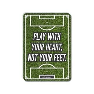 PetKa Signs and Graphics PKSC-0092-NA_10x14Play with Your Heart not Your feet. A
