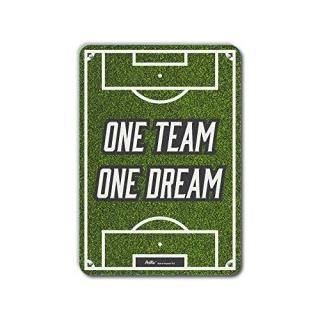 PetKa Signs and Graphics PKSC-0094-NA_10x14One Team one Dream Aluminum Sign 10 x