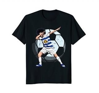 Soccer Dabbing Uruguay National Team Jersey Vintage Shirt