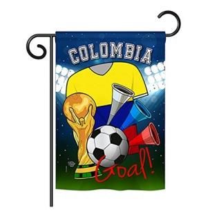 Ornament Collection G192090 World Cup Colombia Soccer Decorative Sports Flag 13 