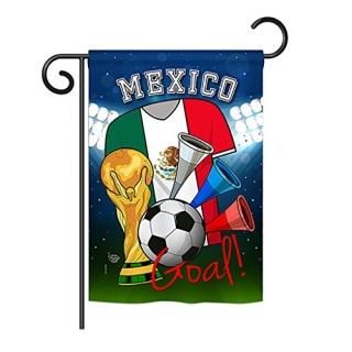 Ornament Collection G192101 World Cup Mexico Soccer Vertical Garden Flag 13 x 18