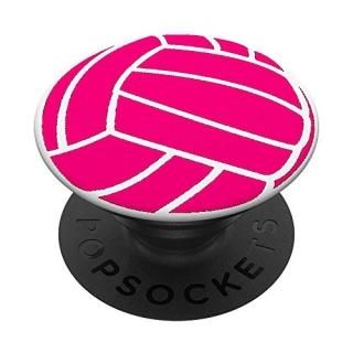 Volleyball White 1 PopSockets Grip and Stand for Phones and Tablets