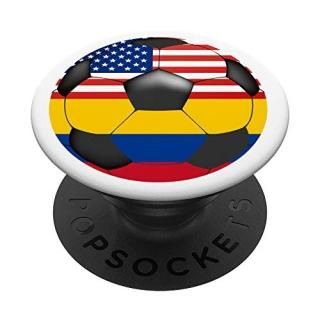 Colombia Football My Roots USA Flag My Home Phone Grip PopSockets Grip and Stand