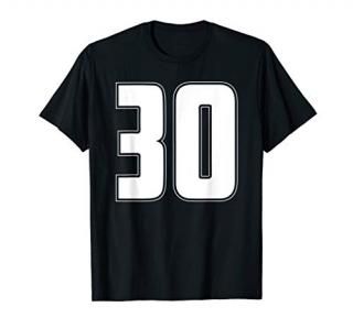 Halloween Group Costume #30 Sports Jersey Number 30 shirt T-Shirt