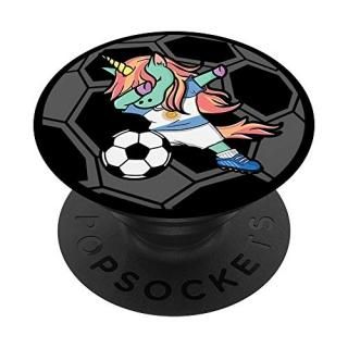 Unicorn Dabbing Argentina Soccer Argentinian Football Lover PopSockets Grip and 