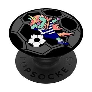 Unicorn Dabbing Greece Soccer Greek Football Sport Lover PopSockets Grip and Sta