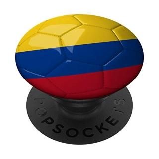 Colombia Soccer Flag Ball! Football Gift PopSockets Grip and Stand for Phones an