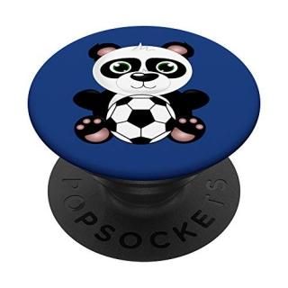 Soccer Panda with Soccer Ball for Soccer Players and Coaches PopSockets PopGrip 