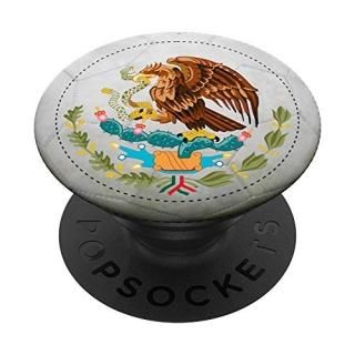 Mexico coat of arms Socket on a Soccer Football PopSockets Grip and Stand for Ph