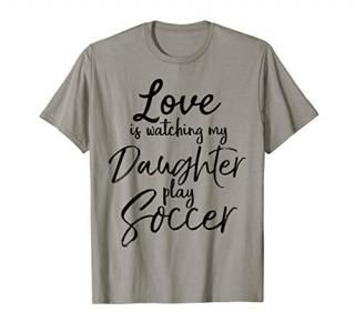 Love is Watching my Daughter Play Soccer Vintage Mom Shirt