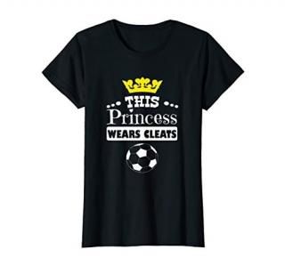 Soccer T Shirt - This Princess Wears Cleats T-Shirt
