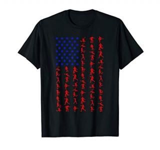 American Flag Soccer Team Patriotic T-Shirt