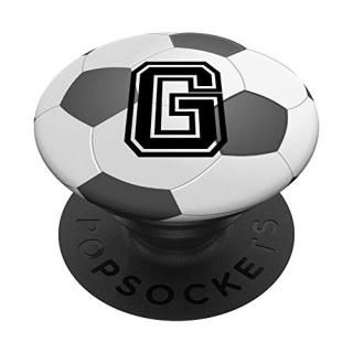 Soccer Futbol Ball Letter G Initial Grip  Soccer Gifts PopSockets PopGrip Swappa
