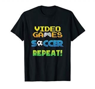 Video Games Soccer Funny Quote Saying Graphic T-Shirt