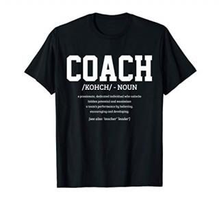 Coach Definition Funny Soccer Baseball Football Sports Gift T-Shirt