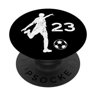 #23 Number 23 Soccer Gifts for Teams Teens Kids Futbol PopSockets PopGrip Swappa