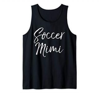 Cute Soccer Grandmother Matching Family Gifts Soccer Mimi Tank Top