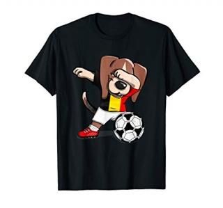 Dog Dabbing Belgium Soccer Jersey 2019 Belgian Football Gift