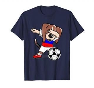Dog Dabbing Russia Soccer Jersey 2019 Shirt Russian Football