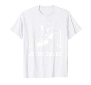 Jesus Saves Soccer T-Shirt