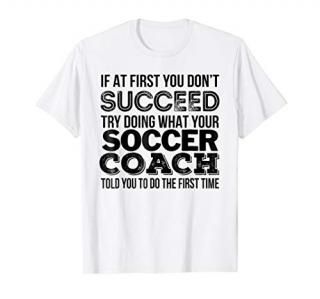 Soccer Coach Shirt Funny Gift Tee