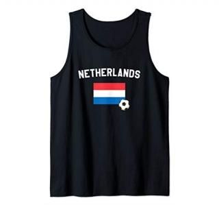 Netherlands Flag Soccer Fan Player Coach Gift Tank Top