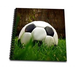 8x8 drawing book - Soccer - Black Soccer Ball - Drawing Book