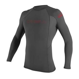 O'Neill Youth Basic Skins UPF 50+ Short Sleeve Rash Guard Graphite 16