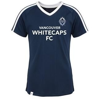 MLS by Outerstuff Youth Girl's Short Sleeve Club Top Collegiate Navy Large14