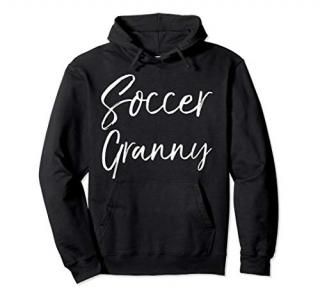 Cute Soccer Grandmother Matching Family Gifts Soccer Granny Pullover Hoodie