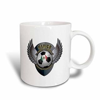 330ml - 3dRose mug_158041_3 Mexico Soccer Ball with Crest Team Football Mexican 