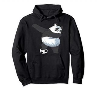 Funny Panda Dabbing Bear Soccer T-Shirt Pullover Hoodie