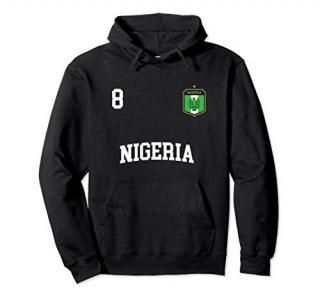 Nigeria Hoodie 8 Nigerian Flag Soccer Team Football Shirt