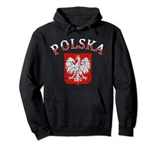 Polska Flag Polish Soccer Hoodie