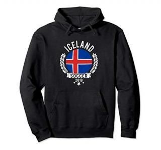 Iceland 2018 Soccer Team Fan Jersey Hoodie