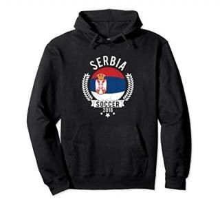 SERBIA 2018 Soccer Team Fan Jersey Hoodie